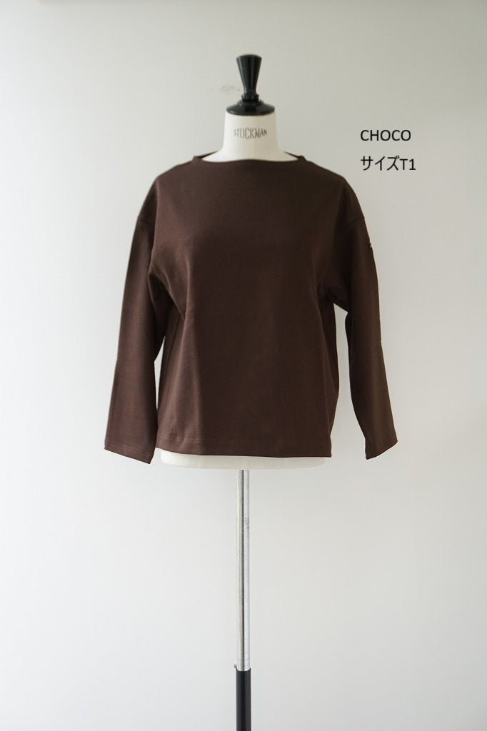 再入荷　SAINT JAMES(セントジェームス) OUEESSON LOOSE 　ウエッソンルーズ〔無地　ボーダー〕