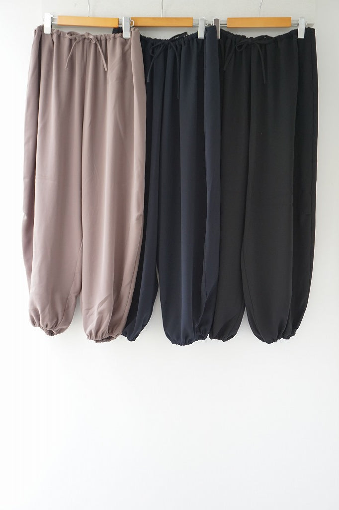 mizuiro-ind(ミズイロインド) drawstring hem PT