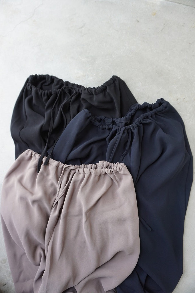 mizuiro-ind(ミズイロインド) drawstring hem PT