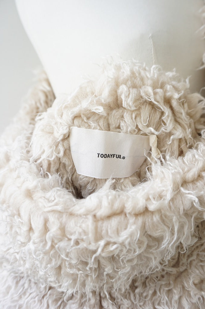 TODAYFUL（トゥデイフル）Volume Fur Shoulderbag　在庫はお問合せください