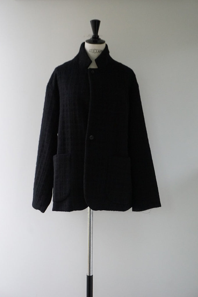 Honnete(オネット）　Short Coat Jacket Shadow Check
