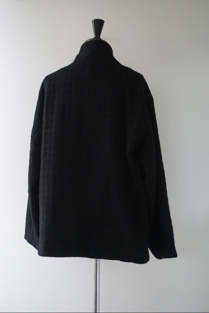 Honnete(オネット）　Short Coat Jacket Shadow Check