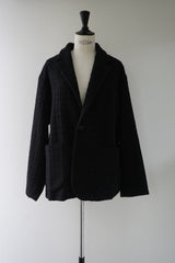 Honnete(オネット）　Short Coat Jacket Shadow Check