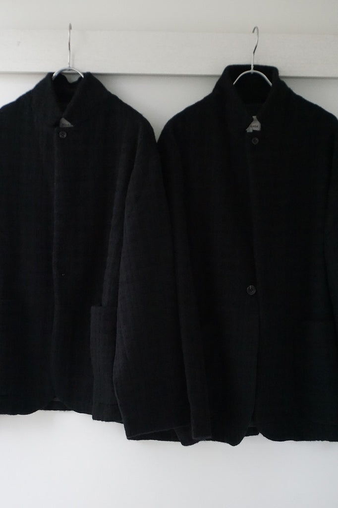 Honnete(オネット）　Short Coat Jacket Shadow Check