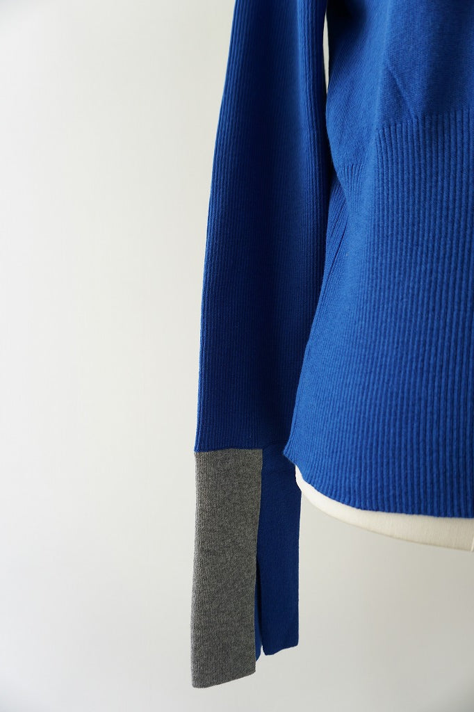 WHYTO.(ホワイト) color block knit