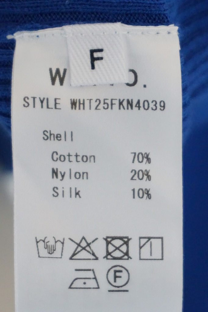 WHYTO.(ホワイト) color block knit