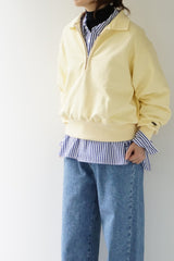 KHA:KI(カーキ) HALF ZIP SWEAT SHIRTS