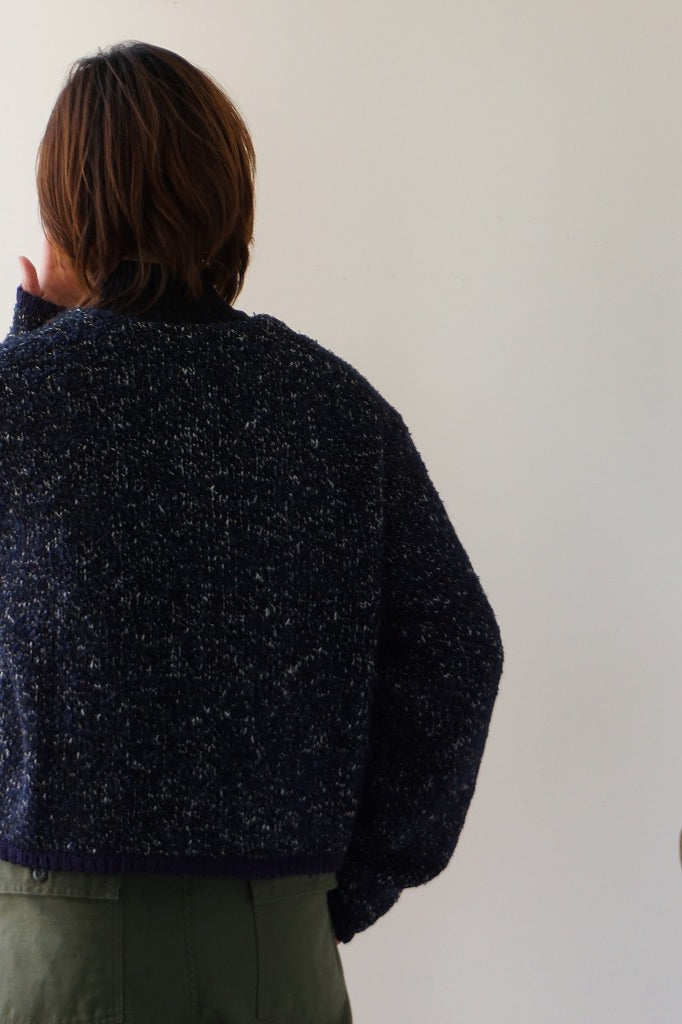 WHYTO.(ホワイト) mix　tapeyarn　knit　jacket