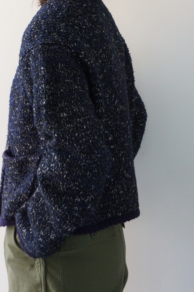 WHYTO.(ホワイト) mix　tapeyarn　knit　jacket