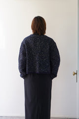WHYTO.(ホワイト) mix　tapeyarn　knit　jacket