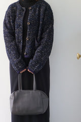 WHYTO.(ホワイト) mix　tapeyarn　knit　jacket