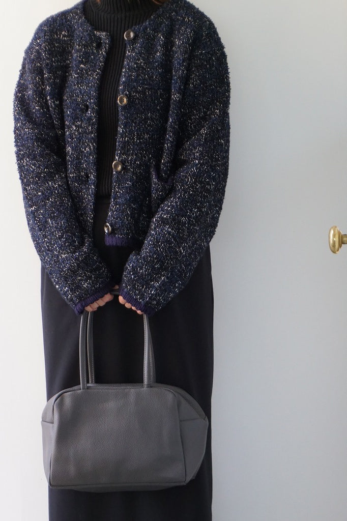 WHYTO.(ホワイト) mix　tapeyarn　knit　jacket