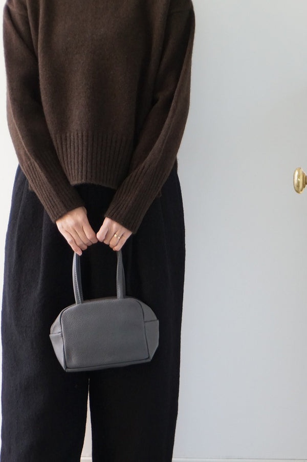 a (アー)  ボストンバッグ S 　シボグレー