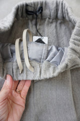 TRAVAIL MANUEL(トラバイユマニュアル)　ウールリネンミルド2タックトラウザース