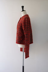 WHYTO.(ホワイト) mix　tapeyarn　knit　jacket