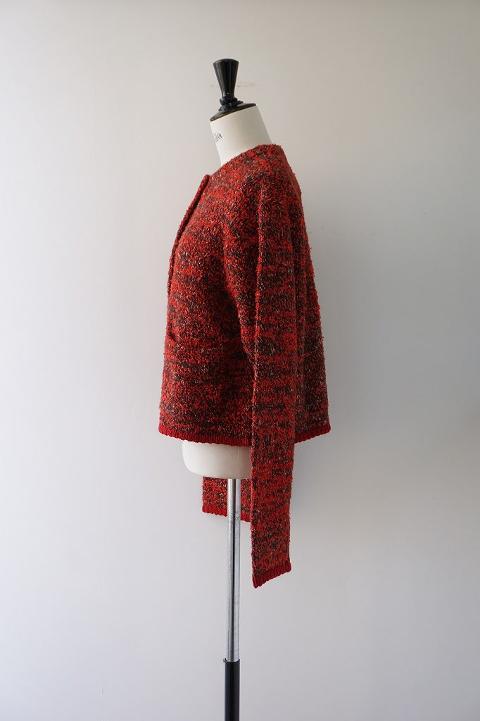 WHYTO.(ホワイト) mix　tapeyarn　knit　jacket