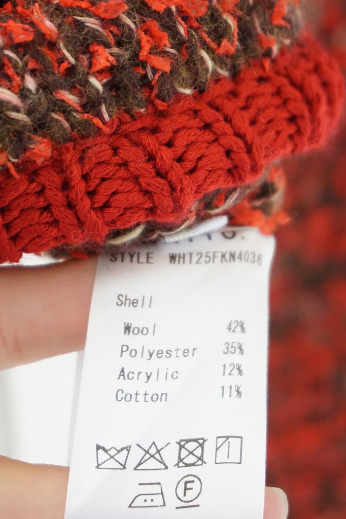 WHYTO.(ホワイト) mix　tapeyarn　knit　jacket