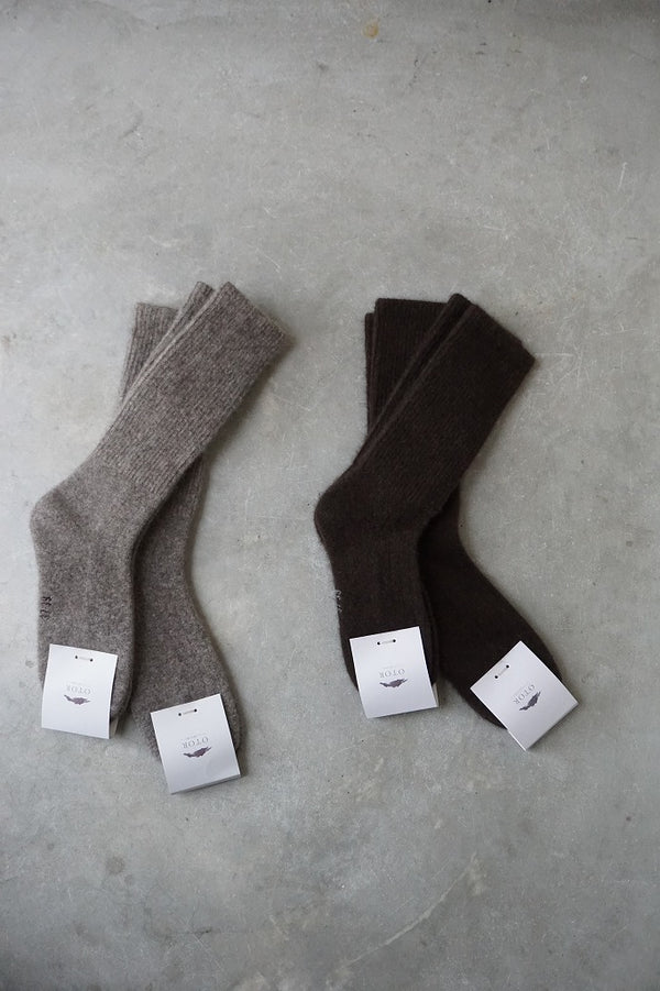 OTOR(オトル）THICKヤクロングソックス　