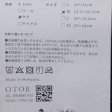 OTOR(オトル）THICKヤクソックス　