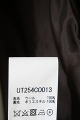 UNIVERSAL TISSU(ユニヴァーサルティシュ)ウールグレンチェック/オリジナルヘリンボーン　オーバーピーコート