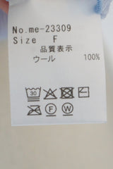 me.（ミードット）washable merino wool タートルネック