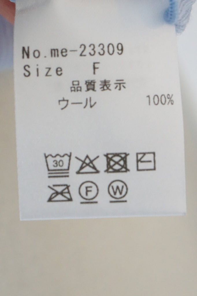 me.（ミードット）washable merino wool タートルネック