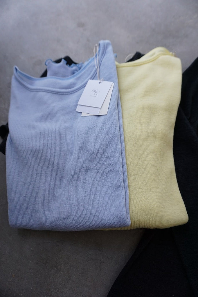 me.（ミードット）washable merino wool ロングスリーブT