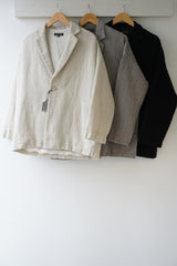 TRAVAIL MANUEL(トラバイユマニュアル)　ウールリネンミルドラスティックジャケット