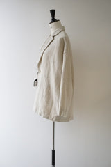 TRAVAIL MANUEL(トラバイユマニュアル)　ウールリネンミルドラスティックジャケット