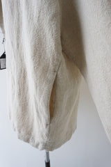 TRAVAIL MANUEL(トラバイユマニュアル)　ウールリネンミルドラスティックジャケット