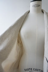 TRAVAIL MANUEL(トラバイユマニュアル)　ウールリネンミルドラスティックジャケット