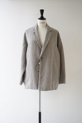 TRAVAIL MANUEL(トラバイユマニュアル)　ウールリネンミルドラスティックジャケット