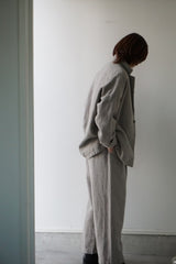 TRAVAIL MANUEL(トラバイユマニュアル)　ウールリネンミルドラスティックジャケット