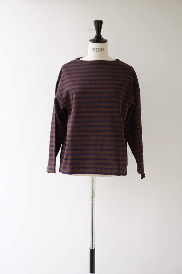 再入荷　SAINT JAMES(セントジェームス) OUEESSON LOOSE 　ウエッソンルーズ〔無地　ボーダー〕