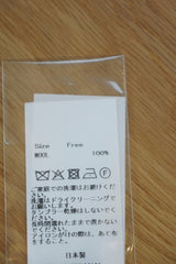 ROBE de PEAU（ローブデポー）WOOL GAUZE TASSEL STOLE