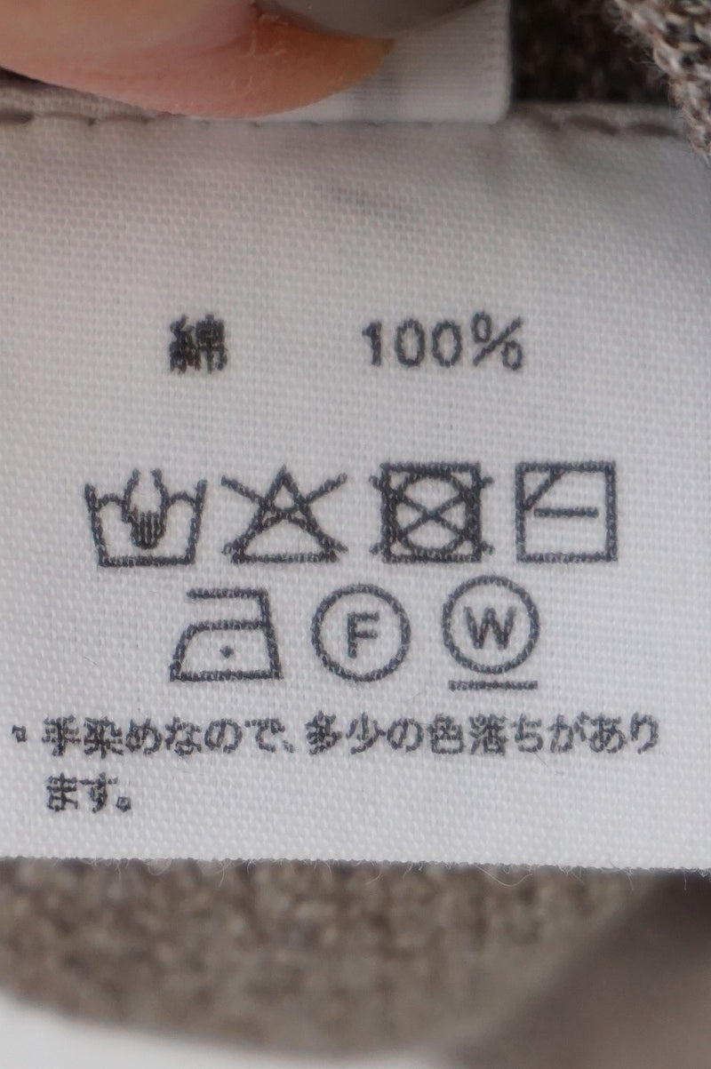 再入荷　FACTORY(ファクトリー)  綿強撚糸　ロールネックセーター(半袖)