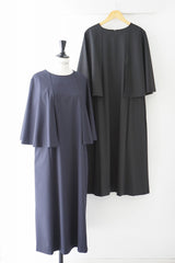utilite(ユティリテ)　トロストレッチ　ケープワンピース
