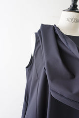 utilite(ユティリテ)　トロストレッチ　ケープワンピース