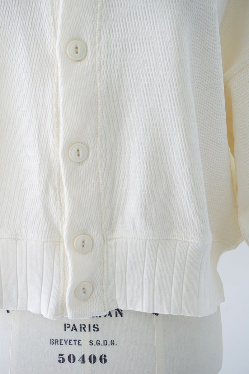 KHA:KI(カーキ)　HONEYCOMB CARDIGAN