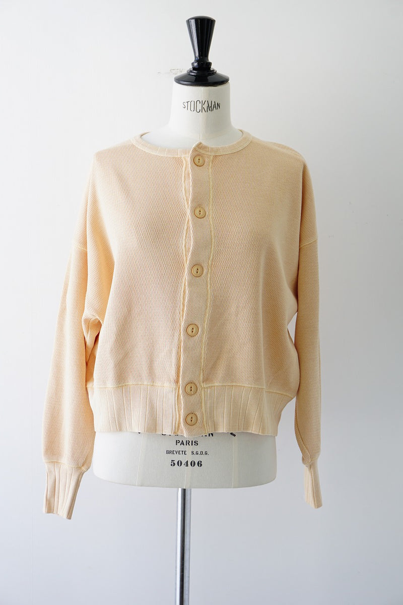 KHA:KI(カーキ)　HONEYCOMB CARDIGAN