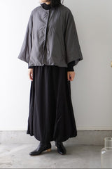 utilite(ユティリテ)ポリエステルタフタ　中綿　ポンチョコート