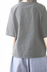 TISSU(ティシュ) ヘビープレーティング天竺　ラグランTシャツ