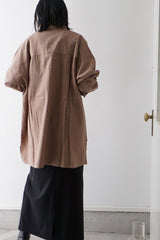 TISSU(ティシュ) コットンキュプラリネン　レギュラーシャツ