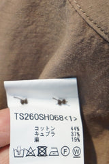 TISSU(ティシュ) コットンキュプラリネン　レギュラーシャツ