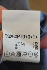 TISSU(ティシュ) コットンキュプラリネン　イージーパンツ