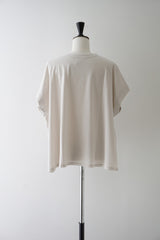 Nouvelles du paradis(ヌーベルドゥパラディ) トロワ天竺　フレンチワイドTシャツ