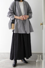 RILATO（リラート）シワ加工タックスカート