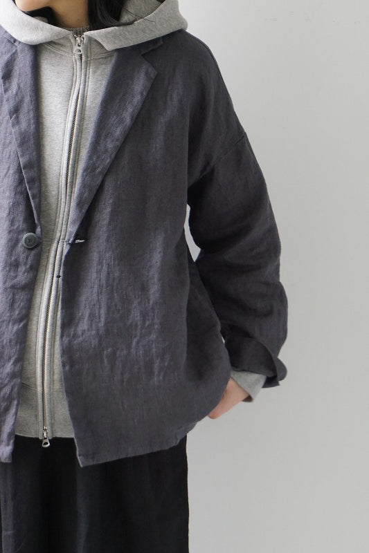 再入荷　TRAVAIL MANUEL(トラバイユマニュアル) フレンチリネンツイル　ラスティックジャケット