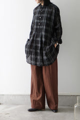 再入荷　U PHORICA(ユーフォリカ)　60/1コットンナイロンタイプライター　パンツ
