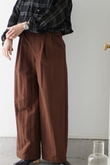 再入荷　U PHORICA(ユーフォリカ)　60/1コットンナイロンタイプライター　パンツ